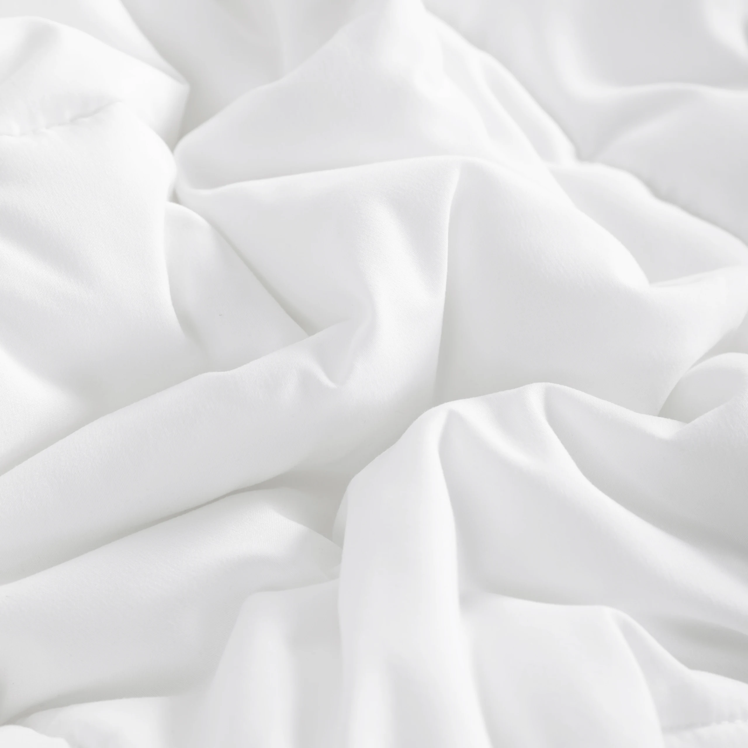 Ntbay Twin Down Alternative Comforter Duvet Insert, All Season Bedding Quilted Comforter, 68x90 inches, White - Image 4