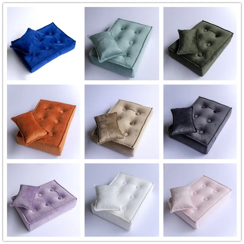 Newborn Photography Props Mini Mattress Cushion for Baby Bed Basket Chair Posing Bedding Fotografia Accessories - Image 3