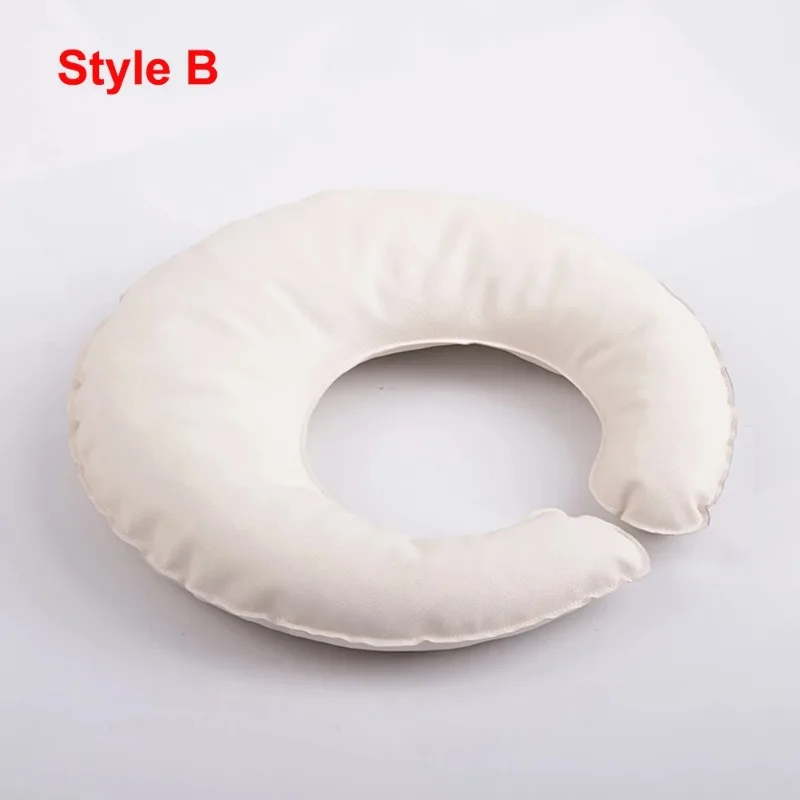 Newborn Photography Props Creativity Donut Posing Pillows Cushion Crescent Basket Filling Pillow Baby Photoshoot Accessories