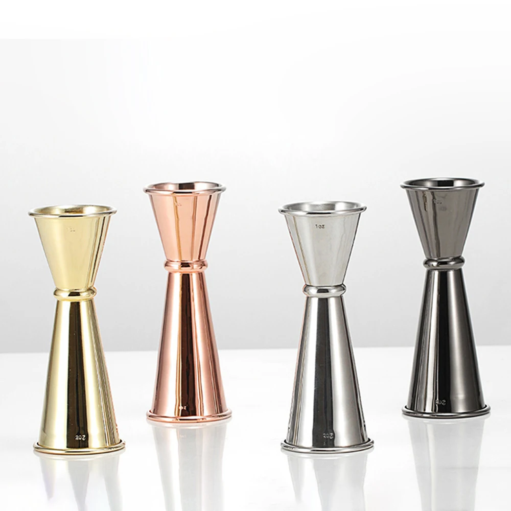 New Dual Shot Stainless Steel Measure Cup Cocktail Shaker Drink Spirit Measure Jigger Kitchen Bar Barware Tools - Image 5