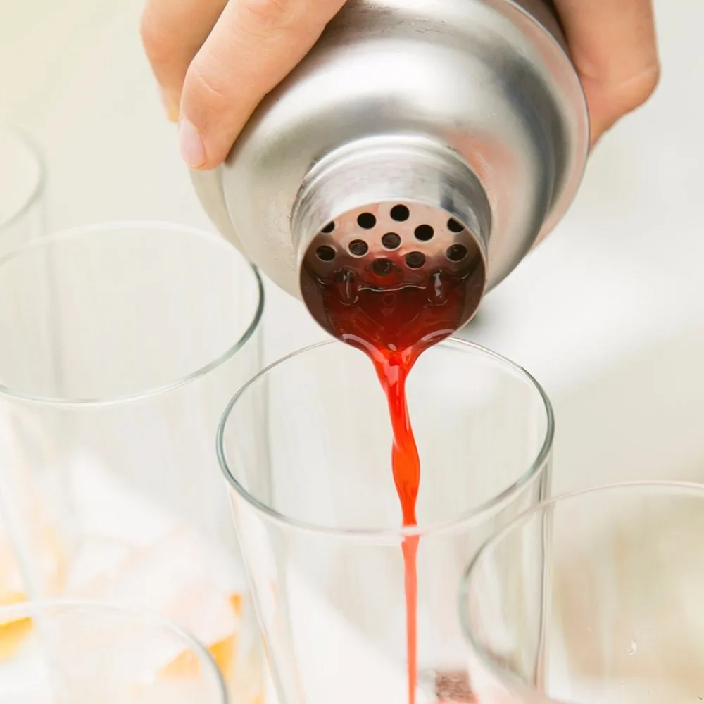 UPORS Stainless Steel Cocktail Shaker Mixer Wine Martini Boston Shaker For Bartender Drink Party Bar Tools 550ML/750ML - Image 5