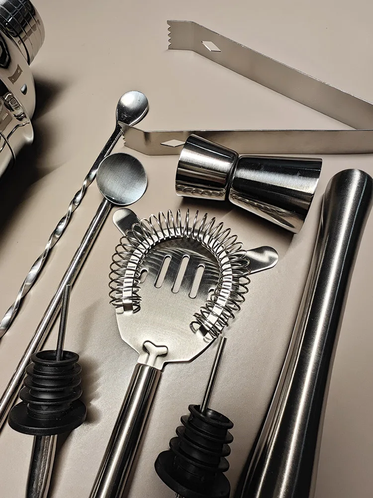 UPORS Stainless Steel Cocktail Shaker Mixer Wine Martini Boston Shaker For Bartender Drink Party Bar Tools 550ML/750ML - Image 4