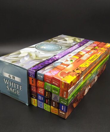 Y Tibetan White Sage Incense Sticks Home Fragrance Joss Sticks 10/25 Small Tubes Lots Bulk Indian Incense Coconut Aromatherap