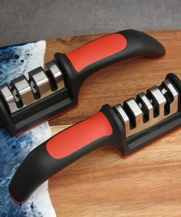 1-Pack Knife Sharpener Tool - Super Bowl Prep Edge Maintenance for Slicing Meats & Vegetables