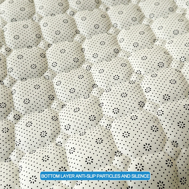 Quilted Mattress Cover Breathable Mattress Protector,Bed Sheet with Straps,Soft,Washable,Anti-Slip,Hypoallergenic, Noiseless - Image 5