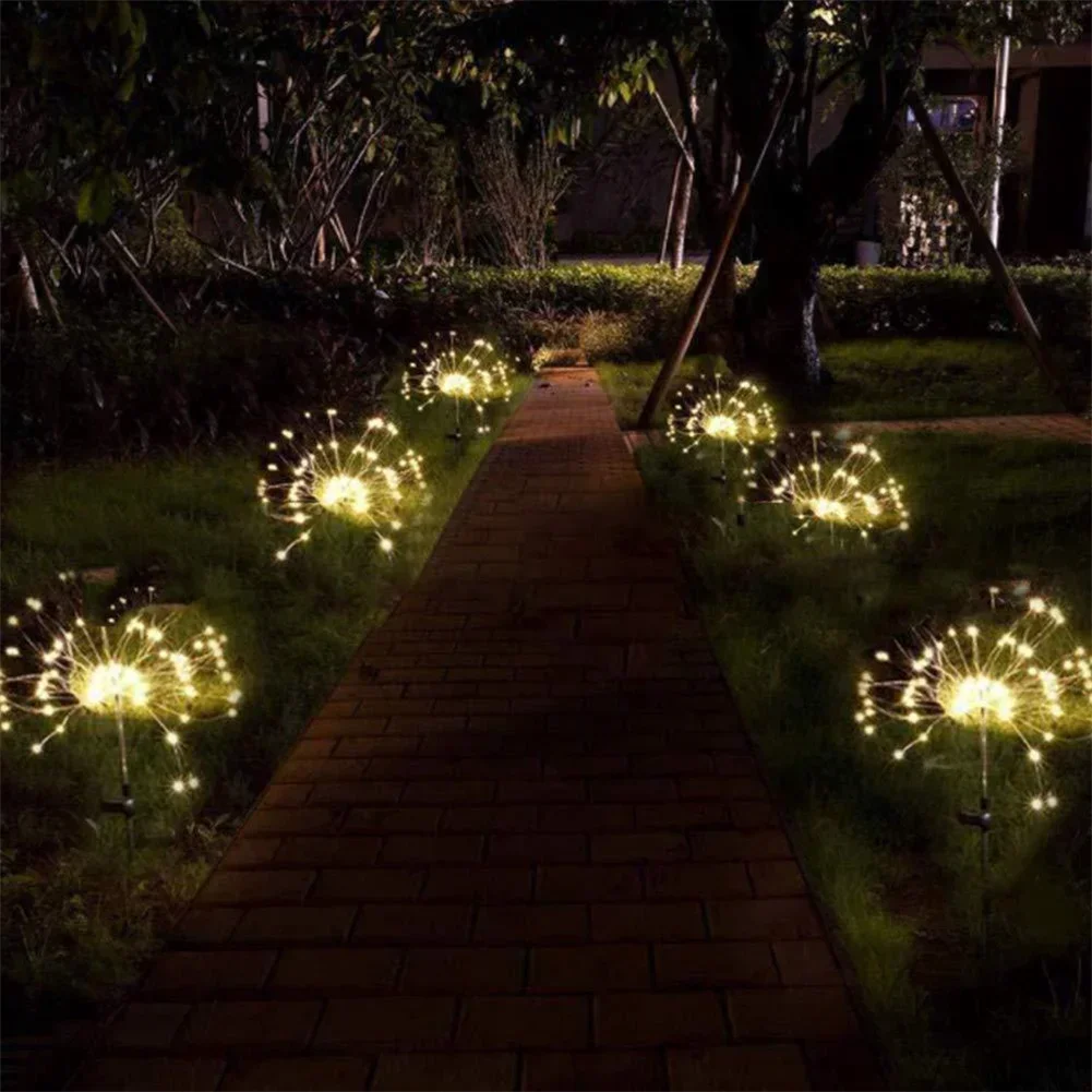 Solar Fireworks Light 90/150 LED Waterproof Garden 8 Modes Fairy String Lamp Christmas Solar Light For Outdoor Holiday Decor - Image 3