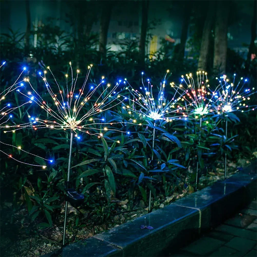 Solar Fireworks Light 90/150 LED Waterproof Garden 8 Modes Fairy String Lamp Christmas Solar Light For Outdoor Holiday Decor - Image 4