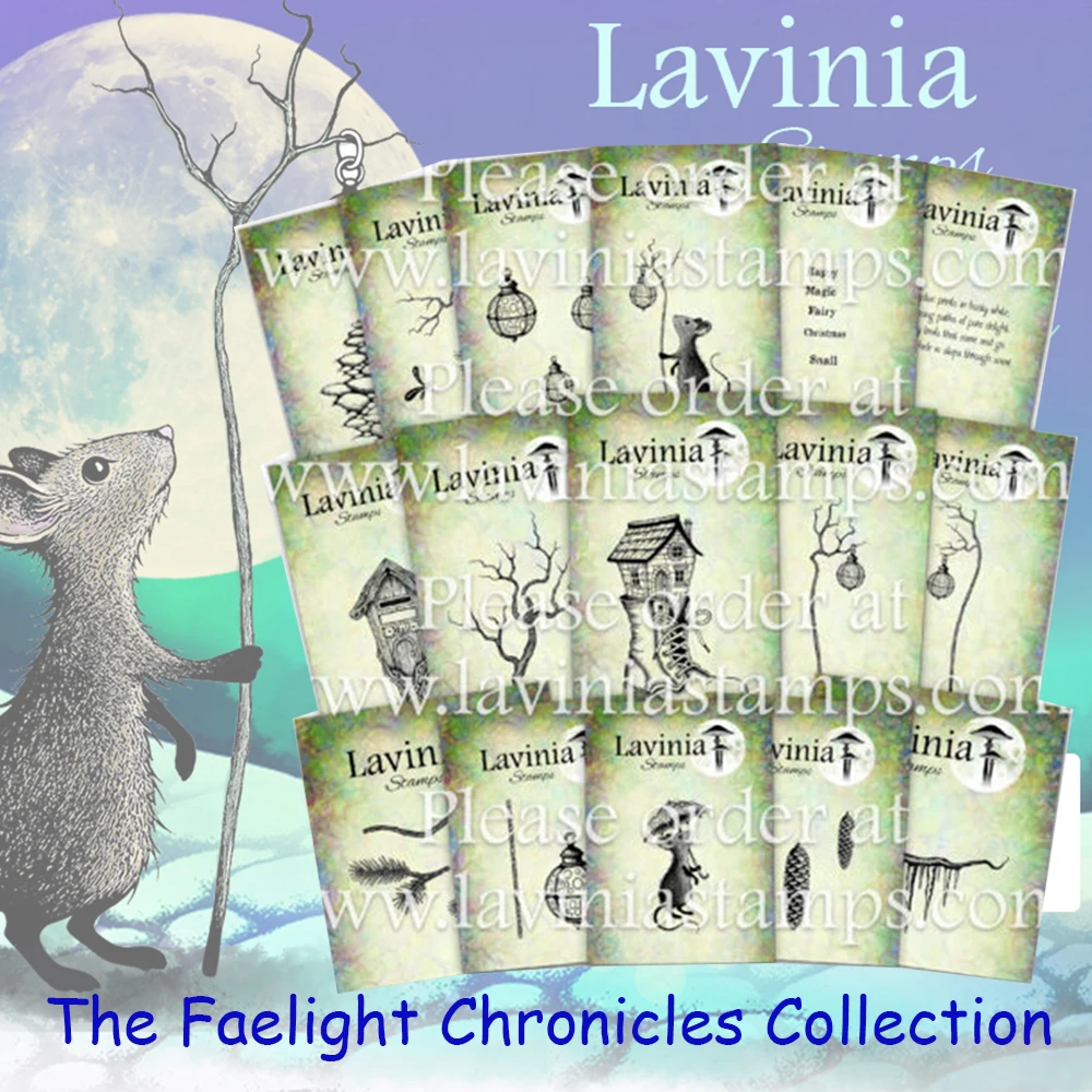 Lavinia stampsThe Faelight Chronicles Collection Stamps Scrapbooking Painting Embossing Template DIY Greeting Card Christmas New