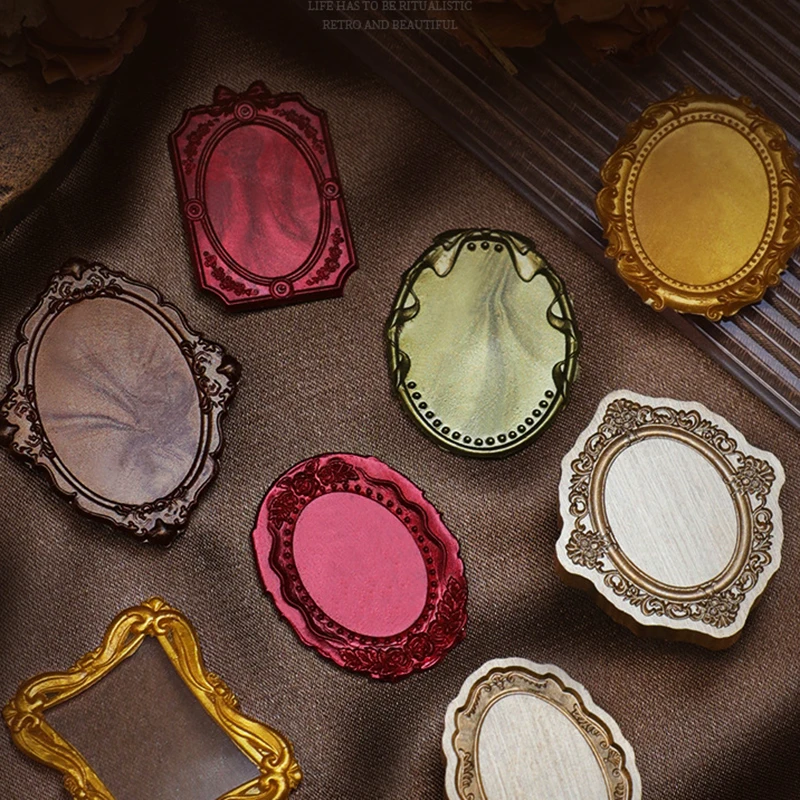 Photo Frame Series Sealing Wax Stamp Head Fire Paint Seal Wax Stamp Heads For DIY Scrapbooking Envelope Wedding Party Invitation - Image 4