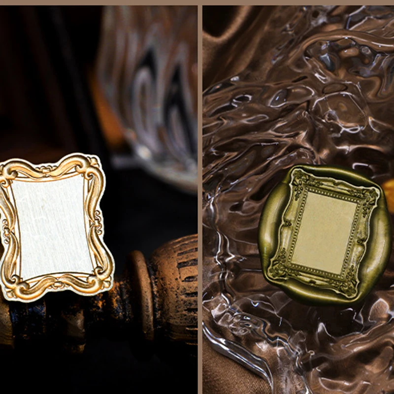 Photo Frame Series Sealing Wax Stamp Head Fire Paint Seal Wax Stamp Heads For DIY Scrapbooking Envelope Wedding Party Invitation - Image 5