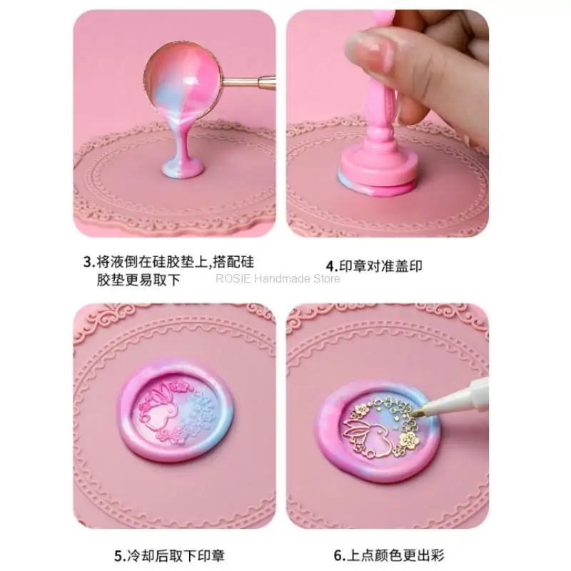 PP Seal Wax Stamps Head DIY Sealling Wax Stamp Scrapbooking Envelope Invitation Gifts Crafts Decoration - Image 4