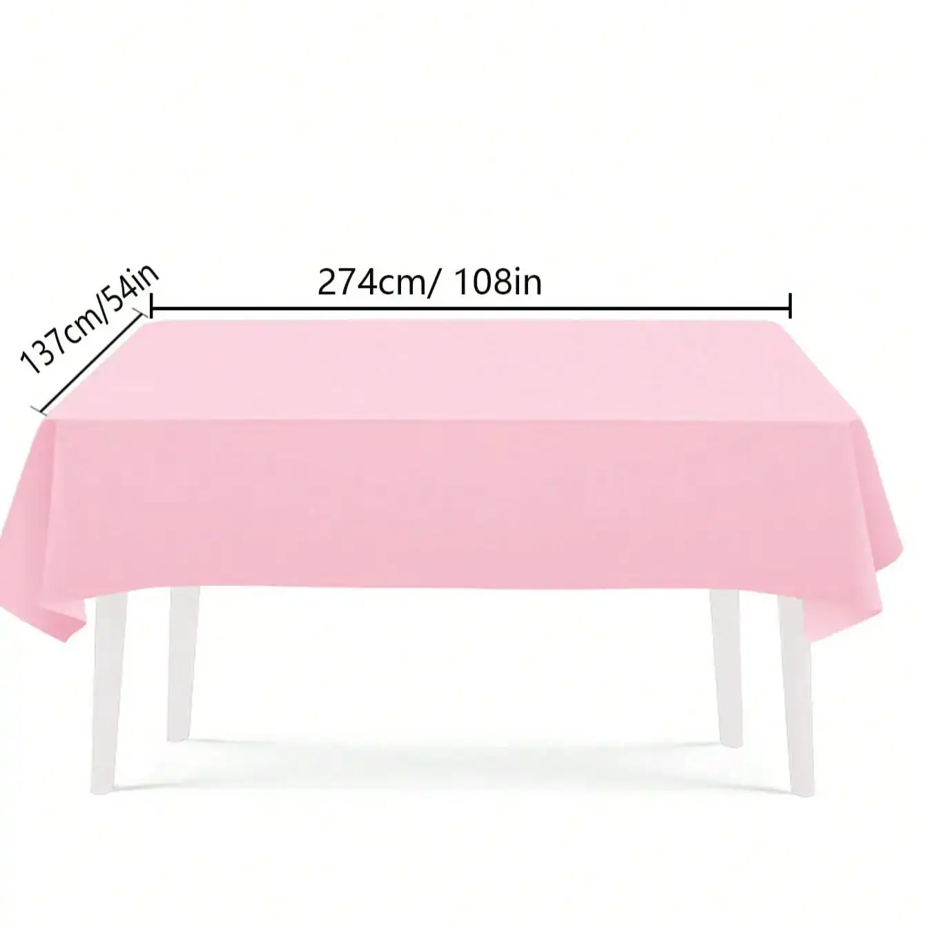 Pink Party Supplies Set Include Paper Plastic Spoons Forks Knives 9/7 Inch Disposable Dinner Dessert Plates - Image 6