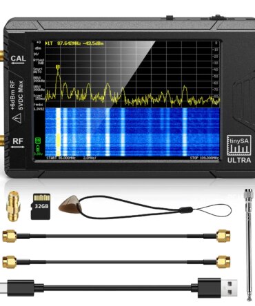New Original TinySA ULTRA Handheld Tiny Spectrum Analyzer TinySA 4 Inch Touch Screen Build in Battery