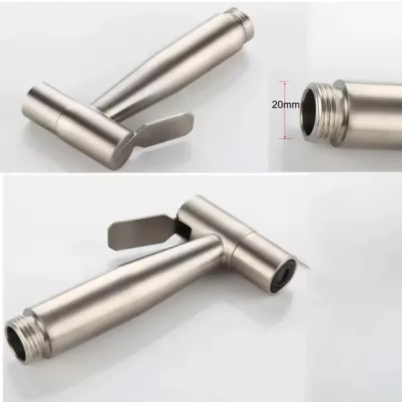 Toilet Sprayer Gun Stainless Steel Hand Bidet Faucet for Bathroom Hand Sprayer Shower Head Self Cleaning Bathroom Fixture - Image 3