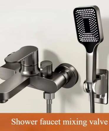 Bathroom Shower Faucet Mixing Valve Shower Shower Set Bathtub Mixing Switch Triple Hot and Cold Faucet Shower Faucet
