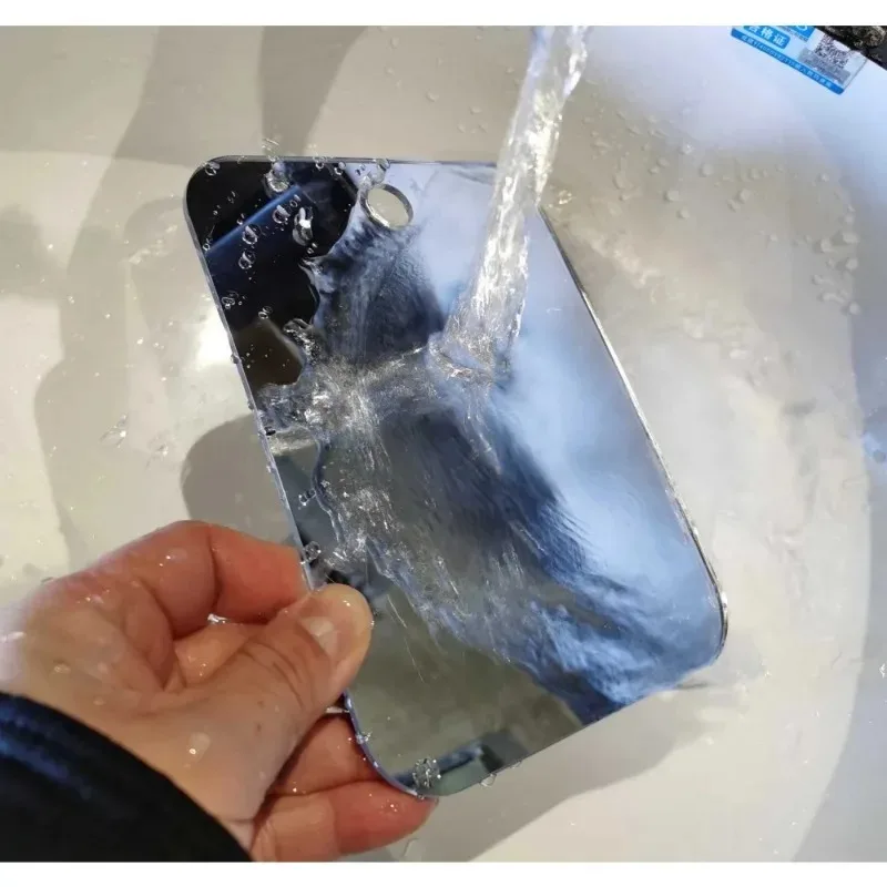 1pcs Acrylic Mirror With Wall Suction Shower Mirror For Man Shaving Women Makeup Portable Travel Bathroom Accessories - Image 5