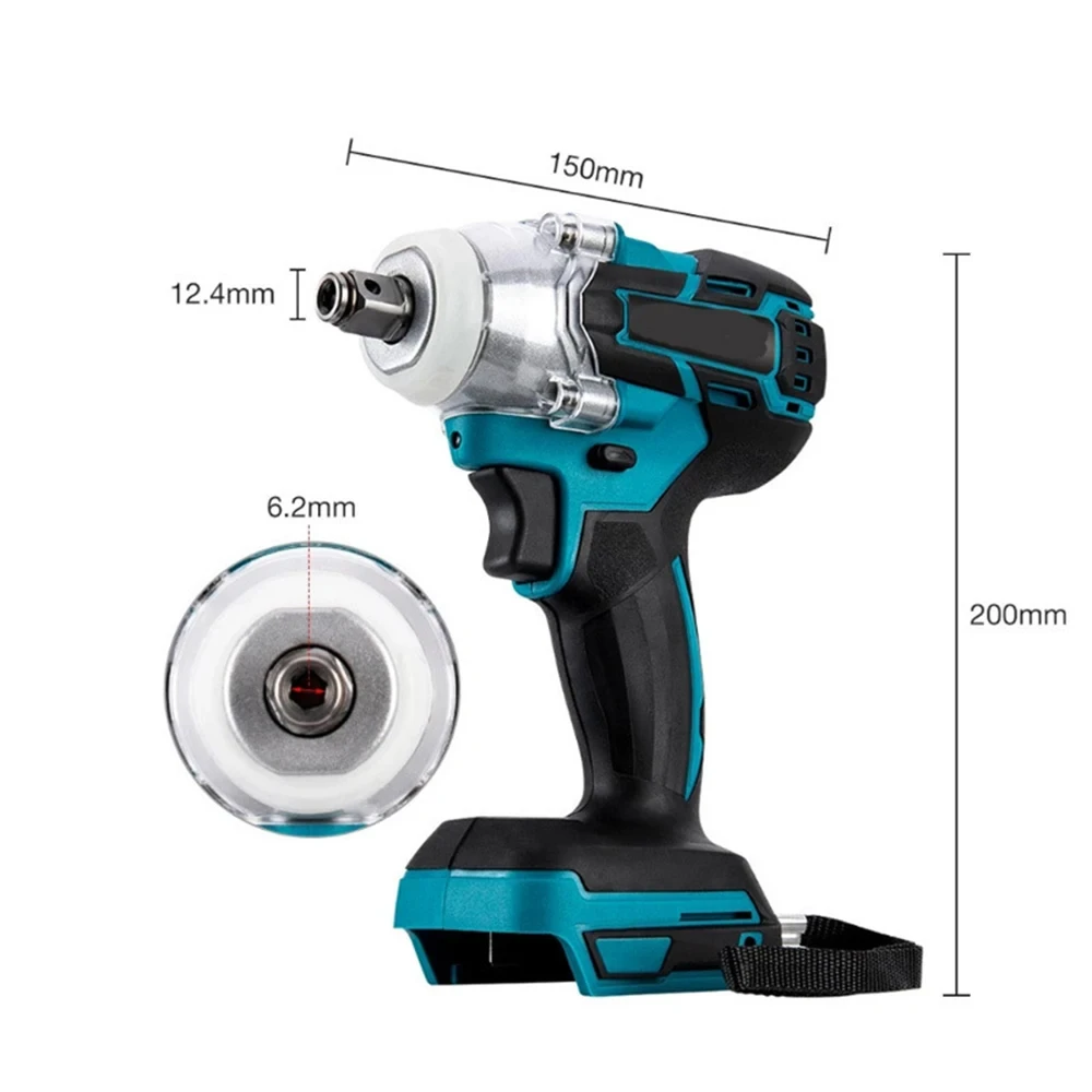 520NM Brushless Electric Impact Wrench Cordless Wrench Screwdriver PowerTool For Makita 18V Battery Pin - Image 3