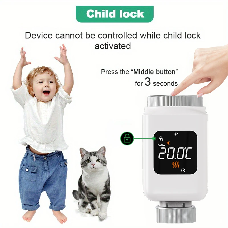 Smart Zigbee Thermoregulator Thermostat Timer Tuya Smart Devices Home Improvement Family Intelligence System - Image 3