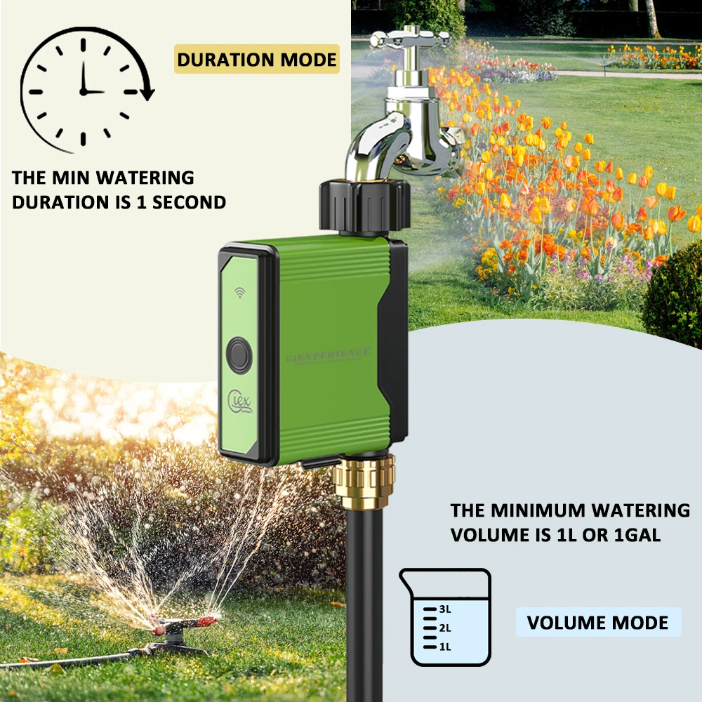 ZIGBEE WIFI Garden Watering Timer Smart Sprinkler Drip Irrigation System Built-in Water Flow Recorder Controller TUYA - Image 3