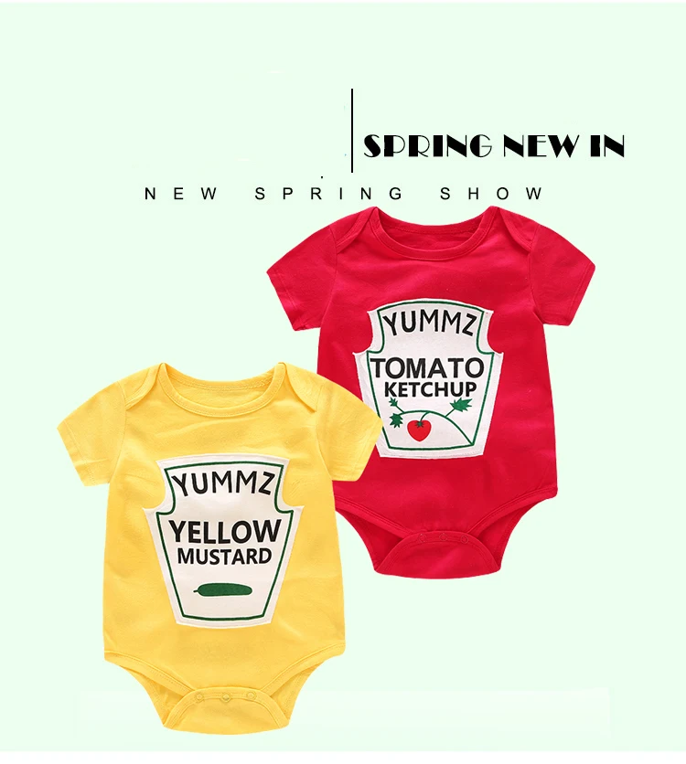 New Summer Baby Boys Girls Clothes Baby Bodysuit Short Sleeved Letter Baby Bodysuits One Pieces Cute Babies Twins Clothes #Y - Image 6