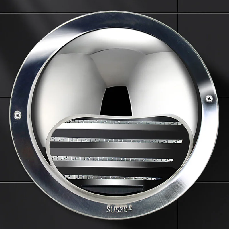 Stainless Steel Wall Ceiling Air Vent Ducting Ventilation Exhaust Grille Cover Waterproof Outlet Heating Cooling Vents Cap - Image 3