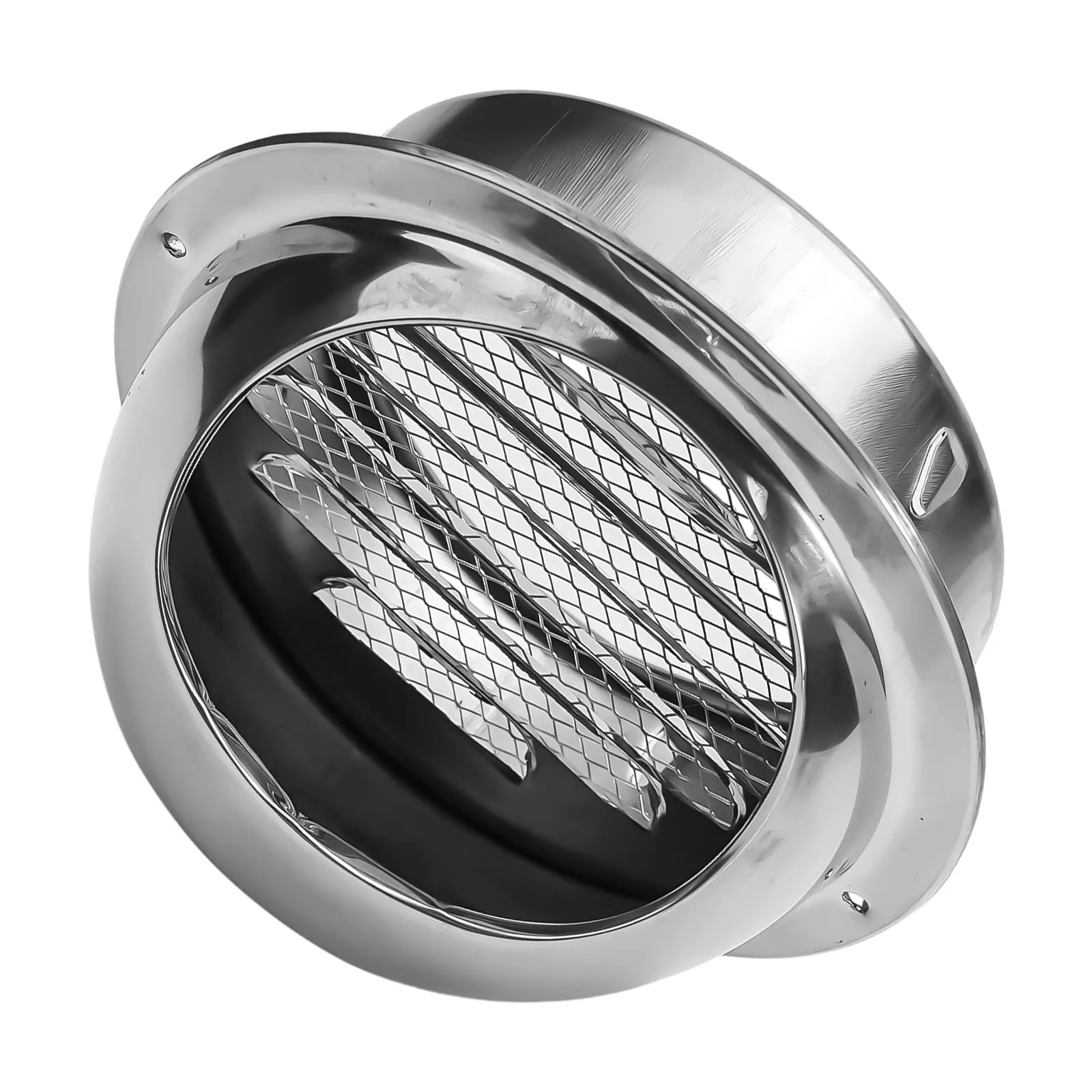 Stainless Steel Vent Cap Rainproof Exterior Wall Air Outlet Grille Round Heating Cooling Vent Cover 75/80/100/20/150/160MM - Image 6
