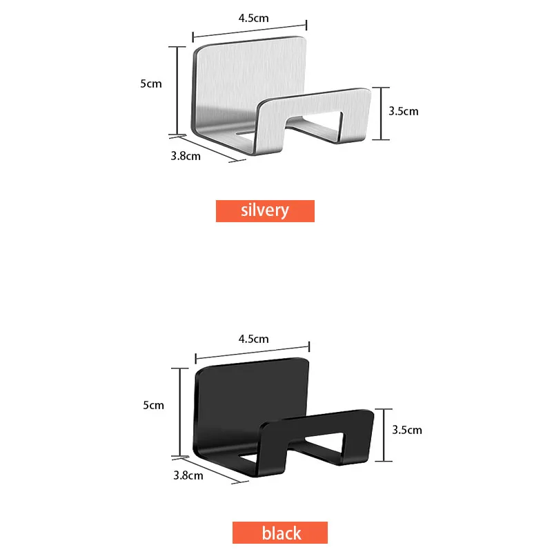 Stainless Steel Sink Tray Drainer Rack Kitchen Sink Sponge Holders Self Adhesive Hook Storage Holder Kitchen Wire Rag Organizer - Image 6