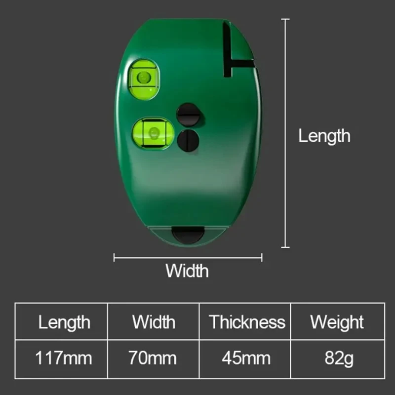 Vertical Mouse Laser Level Infrared Horizontal Line Right Angle Bubble Level Leveling 20M Long Distance 2 Lines Laser Levels - Image 4