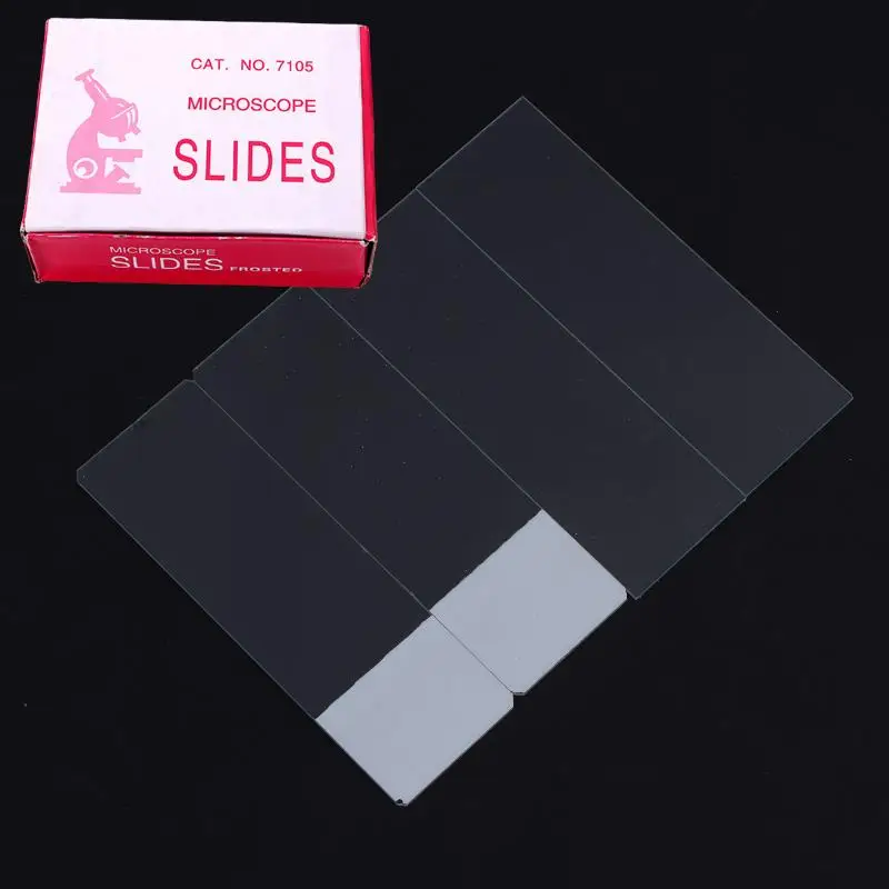 50Pcs/Box Microscope Slides Blank Biology Glass Slide For Basic Biological Science 25.4x76.2MM DIY Accessories - Image 6