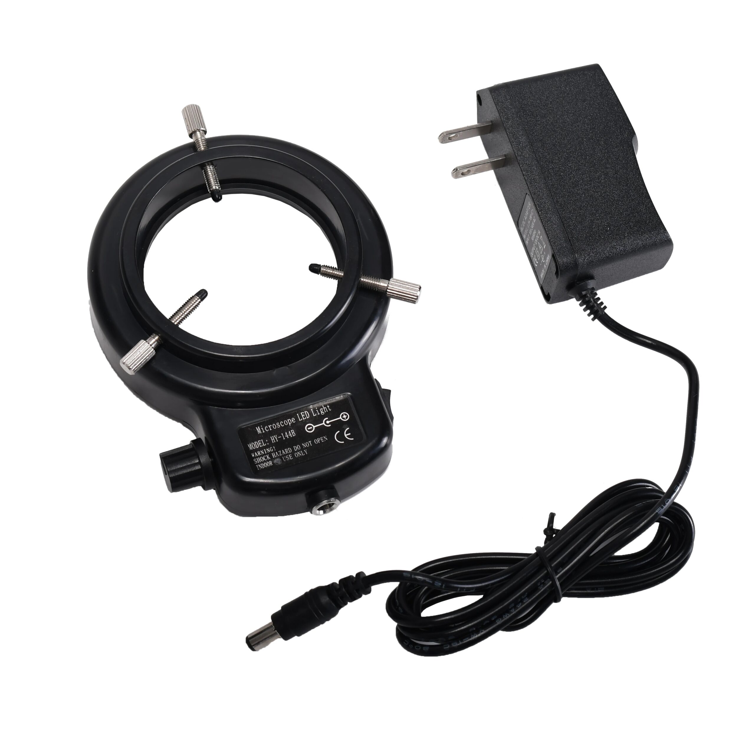 Adjustable Microscope Ring Light 6500K 144 LED Stereo Microscope illuminator with Power Adapter for Stereo Microscope & Camera - Image 2