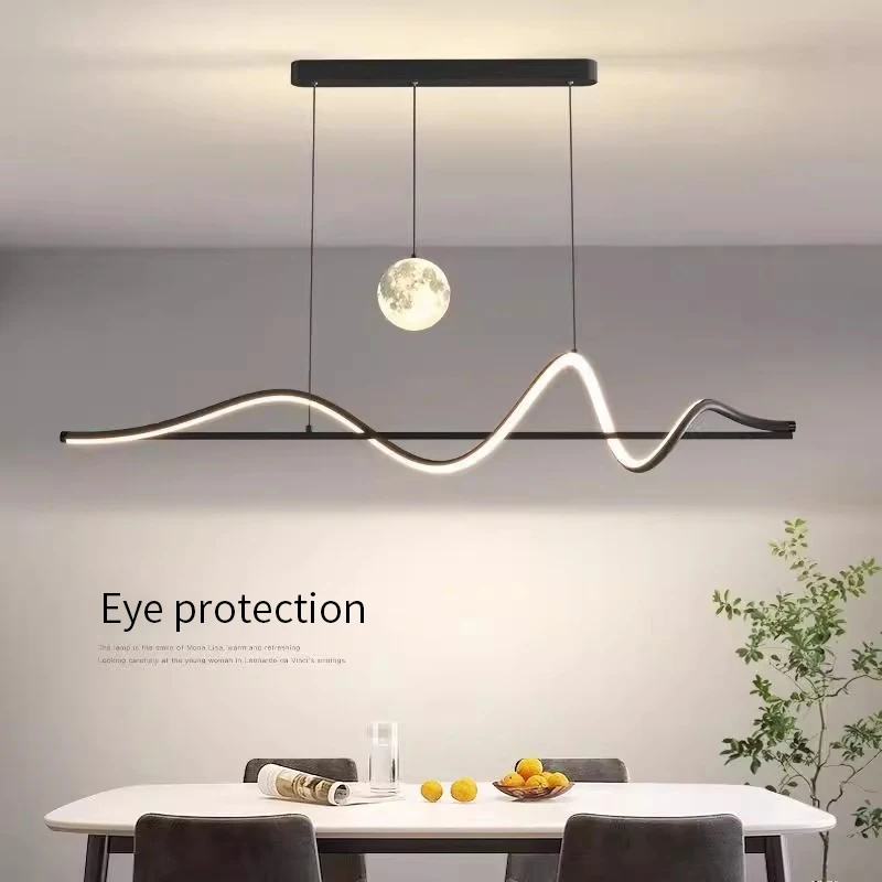 Nordic Dining Room Pendant Lights Home Decor Modern Bar Table LED Chandelier Kitchen Indoor Living Room Lamp Hanging Fixtures