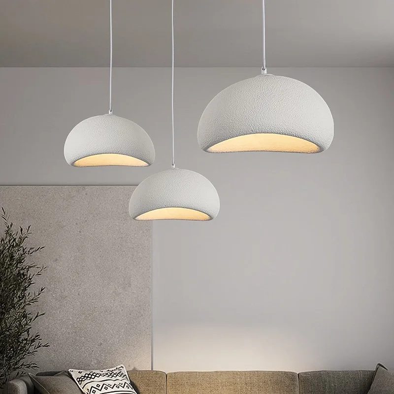 Nordic Wabi Sabi Pendant Lamps Dining Room Lighting Modern Living Room Bedroom LED Ceiling Chandelier Loft Lustre Hanghing Lamps - Image 4