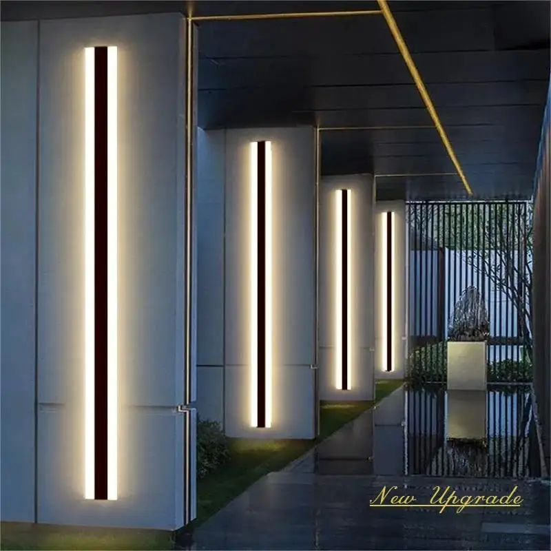 LED long wall lamps OutdoorWaterproof IP65 Garden Lights outdoor porch-f-lights Door wall lamp lighting Modern outdoor walllight - Image 3