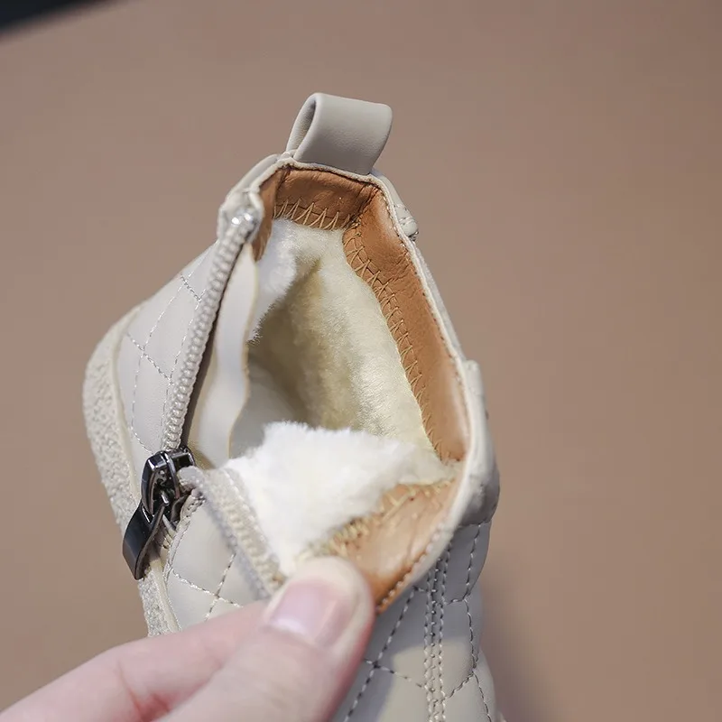 Winter Boots for Baby Boys Outdoor Girls Snow Boots Plush Children Cotton Shoes Non-slip Kids Casual Shoes Infant Toddler Shoes - Image 6