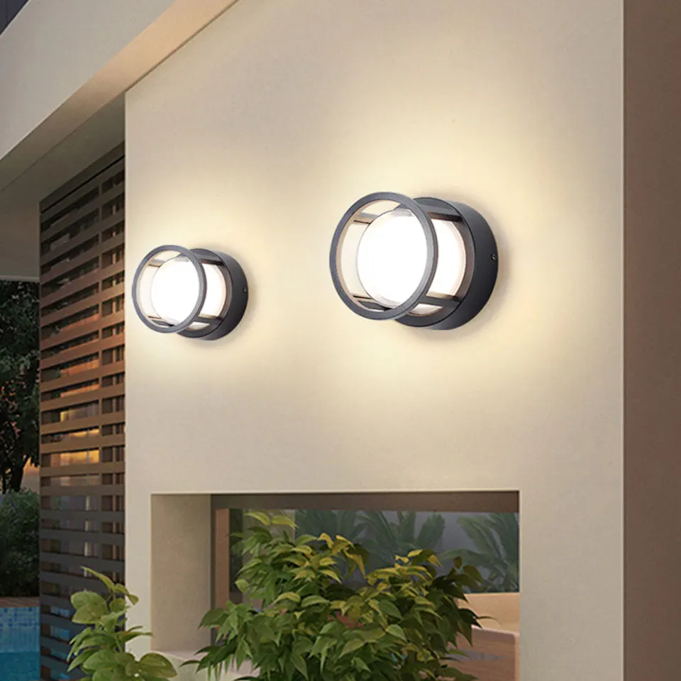 Led Outdoor Wall Light Waterproof IP66 Motion Sensor Led Outdoor Lighting Porch Lights Balcony Garden Lights Outdoor Wall Lamp - Image 5