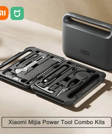 Xiaomi Mijia Power Tool Combo Kits Electric Screwdriver Self-lock Tape Measure Pliers Wrench Home Household DIY Hand Tool Kits