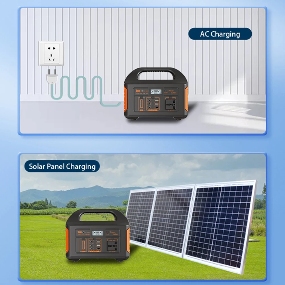 GaiaRay Portable Power Station 300W 500W 256Wh LiFePO4 Battery Outdoor Power Plant Solar Generator For Camping Emergency Energy - Image 5