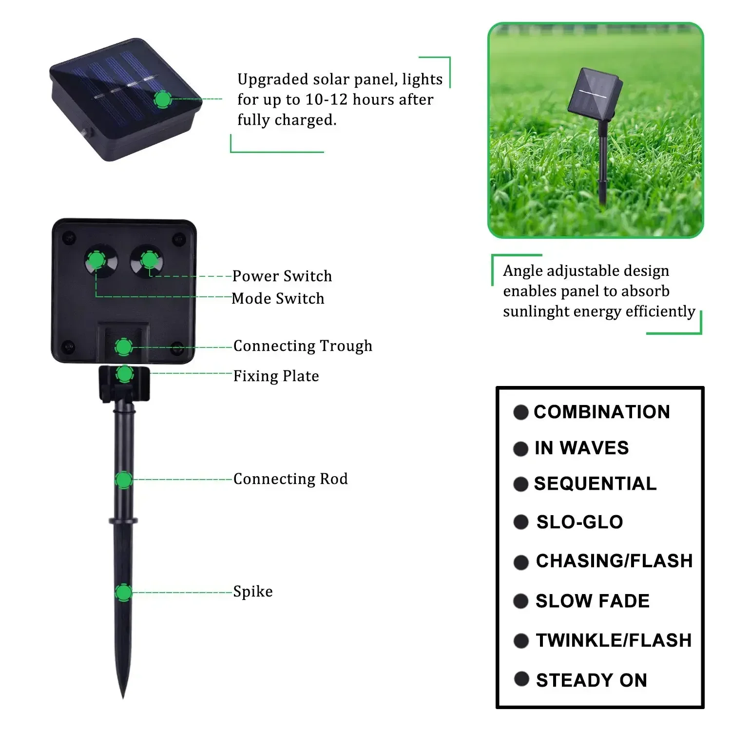 Ultra Long 1000LED Solar String Fairy Light Outdoor Copper Waterproof Christmas Garland Decoration Garden Party 100M/50M/10M/5M - Image 5