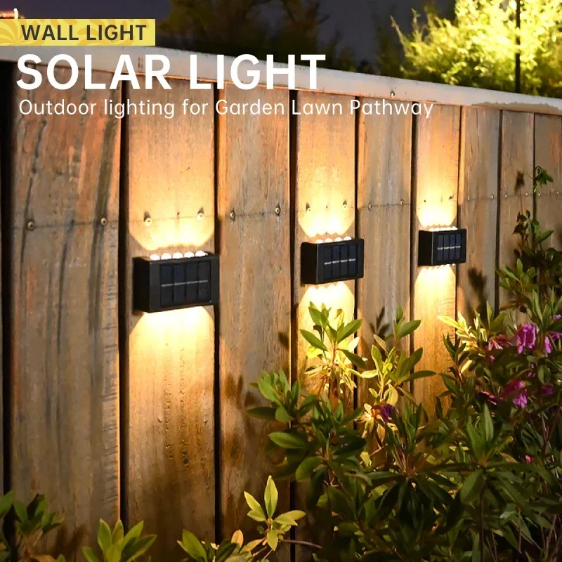 Solar Wall Lamp Outdoor Waterproof Solar Powered Light UP and Down Illuminate Home Garden Yard Decoration Outside Sunlights - Image 5