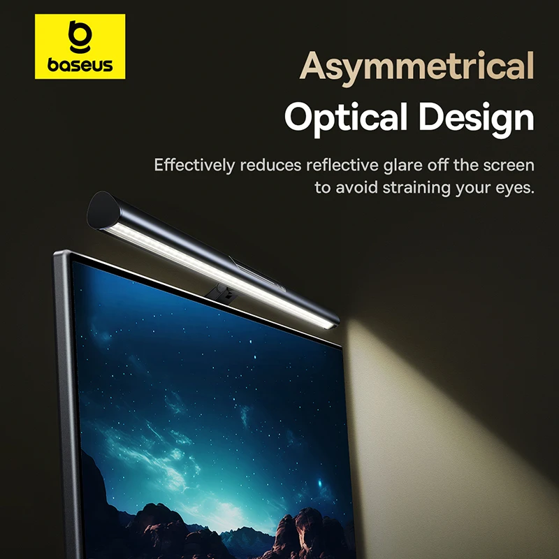 【New Sale】Baseus Magnetic Computer Screen Light Desk Lamp Laptop Hanging USB Light Table Lamp LED Monitor Light Reading Light - Image 4