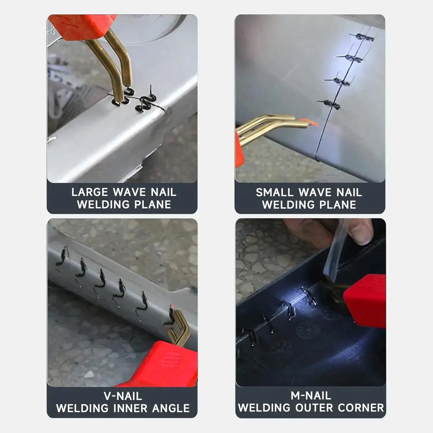 50W Handy Plastics Welders Garage Tools Hot Staplers Machine Staple PVC Repairing Machine Car Bumper Repairing Welding Tool - Image 5