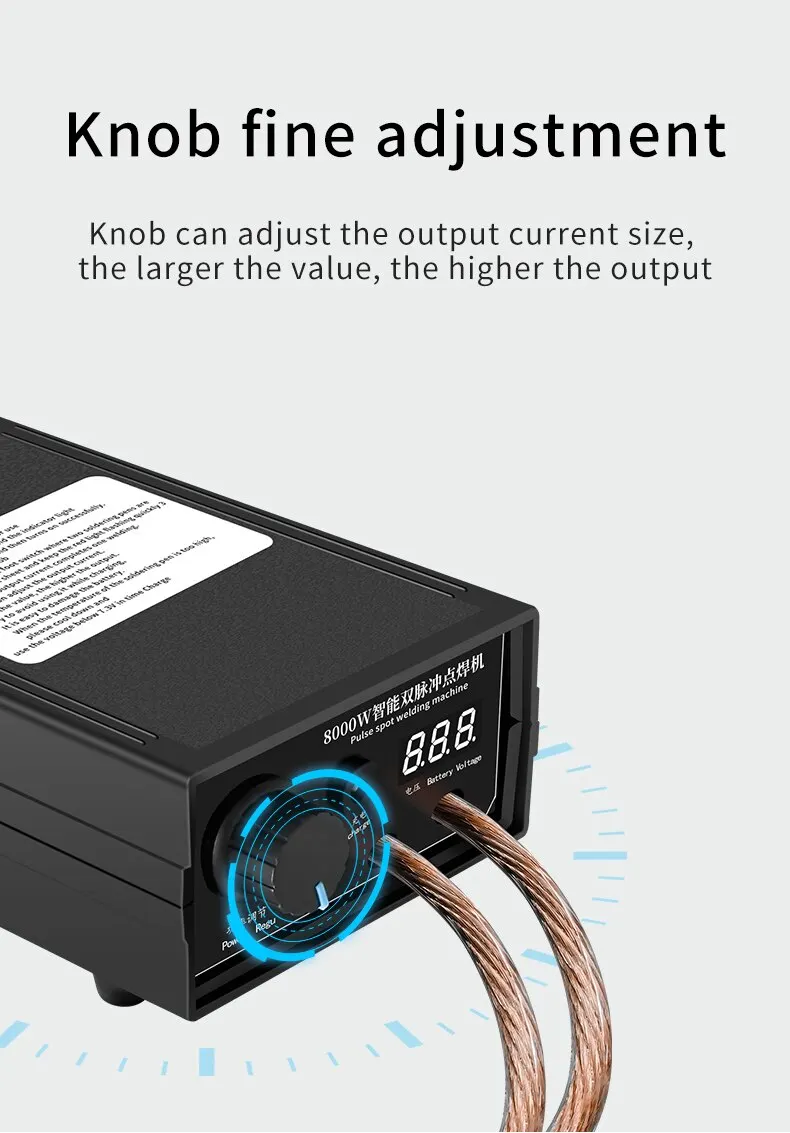 8000W Mini Spot Welder Kit DIY Automat 18650 Battery Pack Welding Portable Spot Welding Machine Pen For 0.15MM Nickel Strip - Image 4