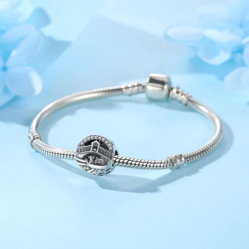 Original 925 Sterling Silver Charms Camera Suitcase London Bus Love Heart Beads Fit Bracelets Necklaces DIY Jewelry Women - Image 3