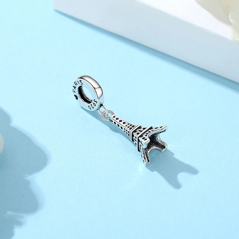 Original 925 Sterling Silver Charms Camera Suitcase London Bus Love Heart Beads Fit Bracelets Necklaces DIY Jewelry Women - Image 5