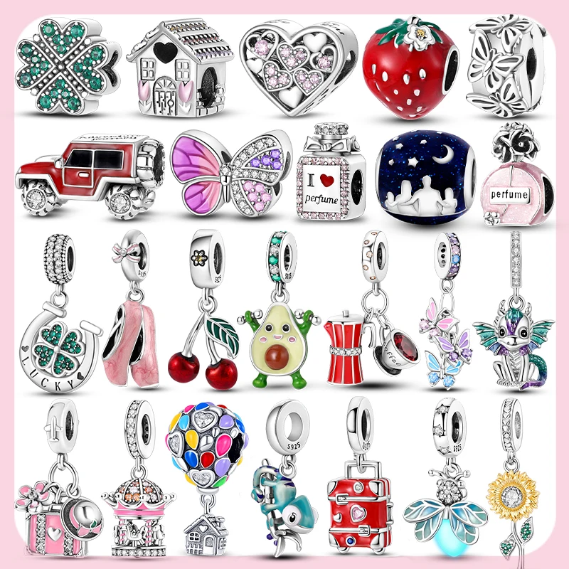 Charms 2025 Hot Sales Original 925 Sterling Silver Charms Beads for Original Pendants Bracelets Charms Dangle DIY Jewelry Gift