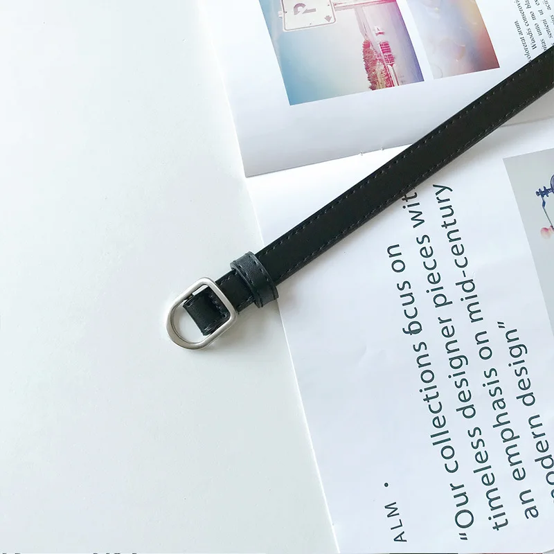 Men Belt Casual Simple Perforated Women'S Belt Paired With Jeans Men'S Belt Pu Leather Belt - Image 6