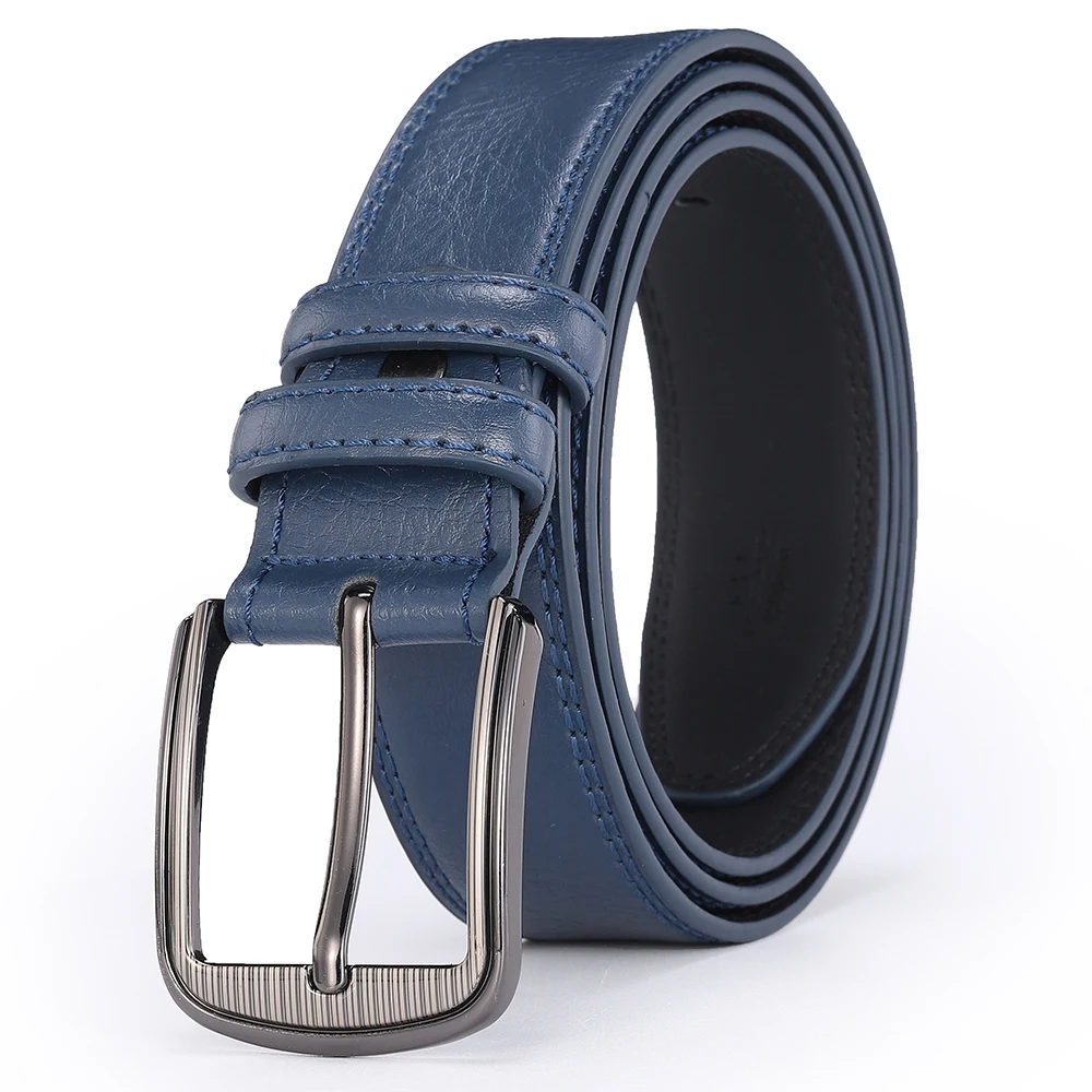 Men's Cowhide Pin Buckle Belt Fashion Genuine Leather Belt for Men High Quality Casual Jeans Belt Male Luxury Designer Business - Image 4
