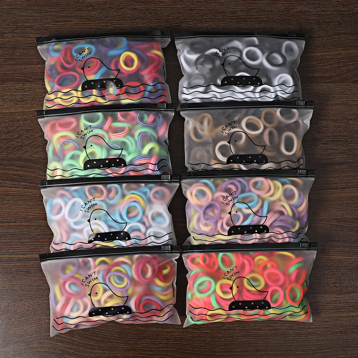 50/100Pcs Hair Bands for Children Colorful Nylon Scrunchie Hair Ties Rubber Band Kids Elastic Hair Leagues Girl Hair Accessories - Image 5
