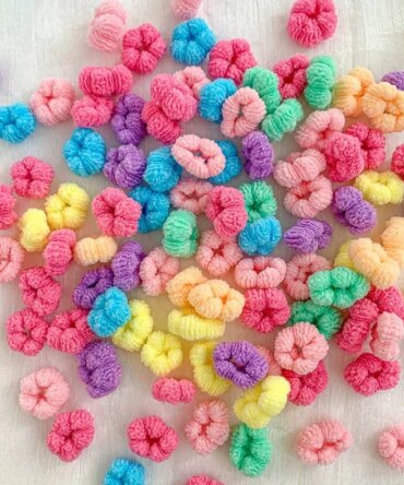 100Pcs Children Elastic Hair Bands Girls Colorful Hair Ties Ponytail Holder Rubber Bands Small Scrunchie Kids Hair Accessories