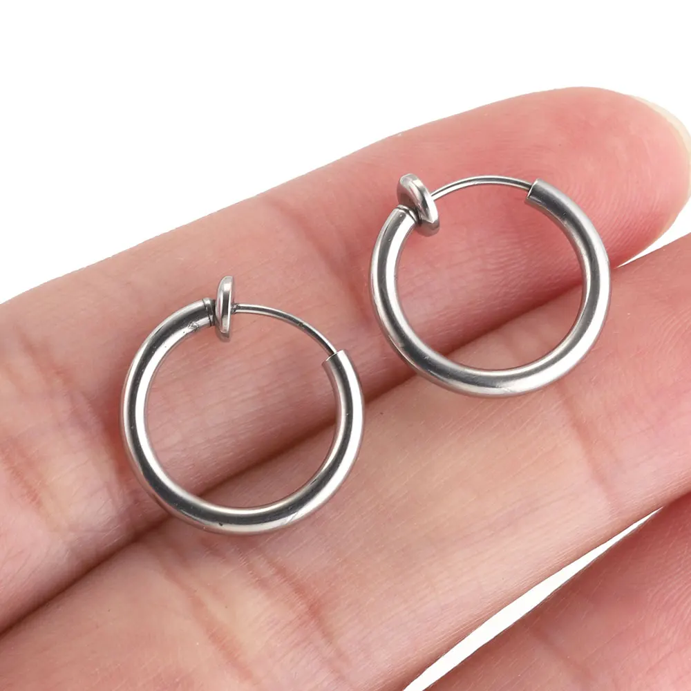 6pcs Stainless Steel Earring Hoop Women Earrings Korean Earrings Hoop Earring for Women Female Earring Wholesale Jewelry Gifts - Image 6